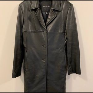 Leather Trench Coat